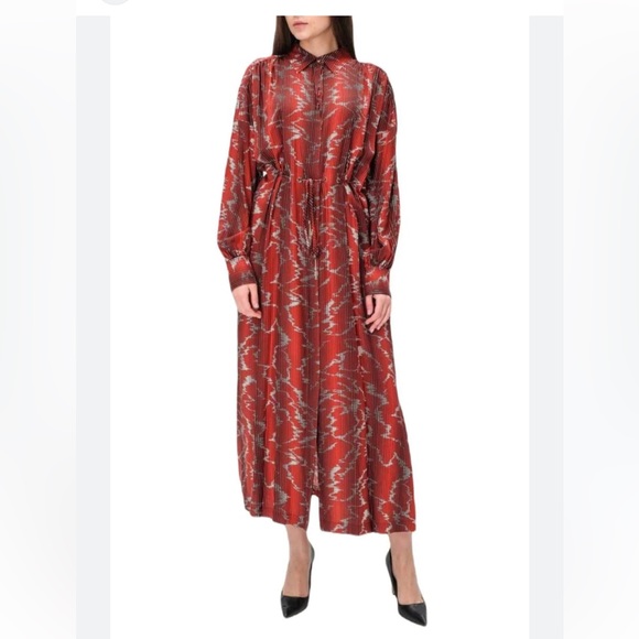 NWT BOSS Deyela printed shirtdress - Picture 3 of 14